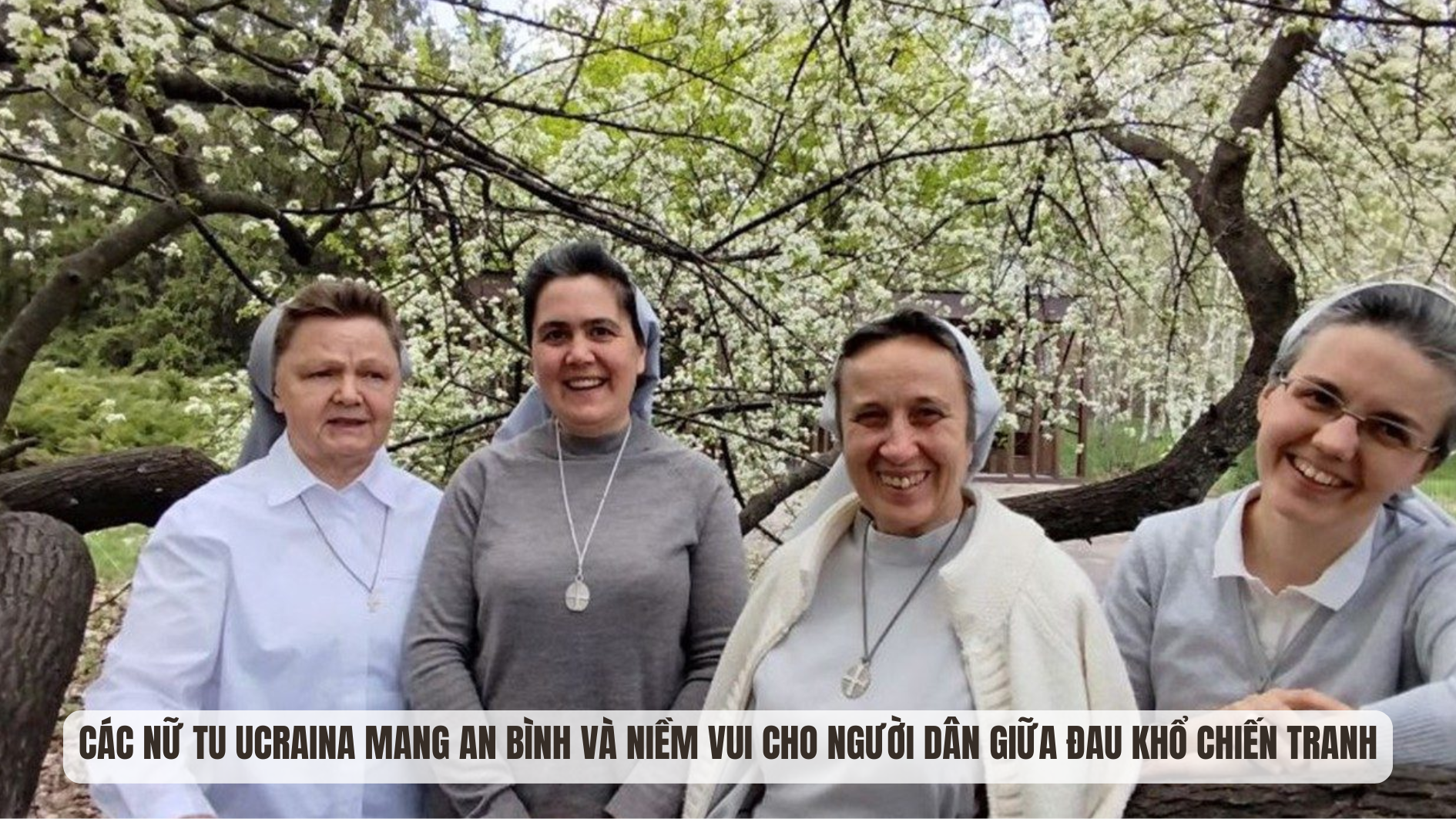 Các nữ tu Ucraina mang an bình và niềm vui cho người dân giữa đau khổ chiến tranh